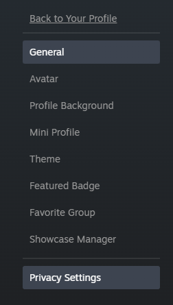 Переходим в Privacy Settings