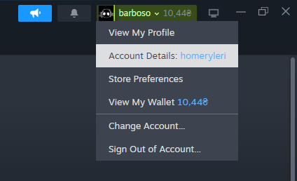 Заходим в Account Details